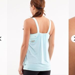 Lululemon Run: Back On Track TankHeathered Aquamarine